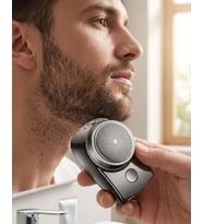 Mey İthalat® USB Mini Tıraş Makinesi Şarjlı Taşınabilir Sıfır Sakal Makinesi IPX6