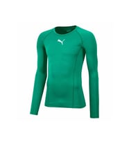 Puma Liga Baselayer Tee Ls Erkek Futbol Uzun Kollu Antrenman Tişörtü 65592005 Yeşil