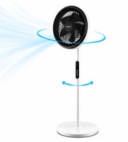 Ultratekno Carboon FS-1683HR Elektrikli Vantilatör 10 İnç 80W Uzaktan Kumandalı Dokunmatik 90° Salınımlı Sessiz Ayaklı Fan