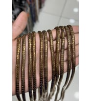 Hematit Taşı Yassı Kesim Parlak Kahverengi 6x4mm Doğal Taş Dizi