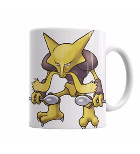 Pokemon Alakazam Kupa Bardak Porselen