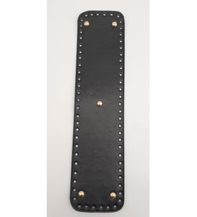 Angel Çanta Aksesuar Suni Deri Siyah Renk 40X10 cm Dikdörtgen Çanta Tabanı Light Gold Aparatlı