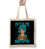 Notice Me Senpai Anime Girl Japanese Cute Manga Bez Çanta Uzun Saplı