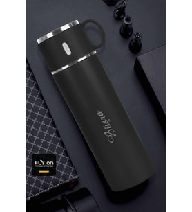 Kişiye Özel Isim Baskılı 316 Paslanmaz Çelik Termos Bardak 580 ml Thermos Mug Kupa -1526
