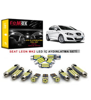 Seat Leon MK2 LED İç Aydınlatma Ampul Seti FEMEX Parlak Beyaz