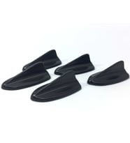 5 li Mini Shark Balina Anten Seti Balık Sırtı Süs Anten Siyah