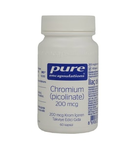 Pure Encapsulations Chromium Picolinate 200 Mcg 60 Kapsül