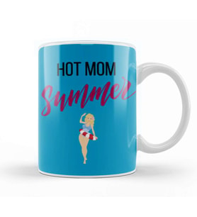 Hot Mom Summer Kupa Bardak Porselen