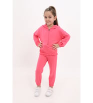 Toontoy Kız Çocuk Eşofman Takım (Fuşya)