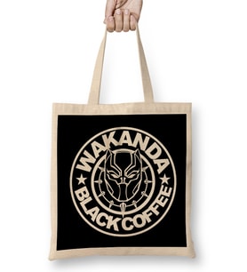 Avengers - Wakanda Coffee Bez Çanta Uzun Saplı