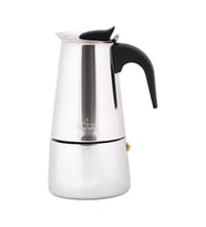 Herhangi Bir Sabah Espresso Kahve Makinesi Paslanmaz Çelik İndüksiyonlu Moka Pot 200ml