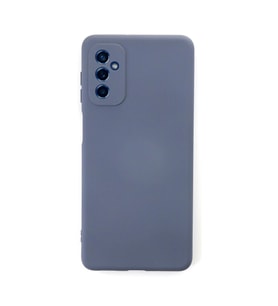 Samsung Galaxy M52 5g Kılıf Nano İçi Kadife Silikon - Gri