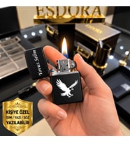 Kişiye Özel Zippo Çakmak İsim Yazılı Hediyelik Çakmak Sevgiliye Babaya Erkek Hediye