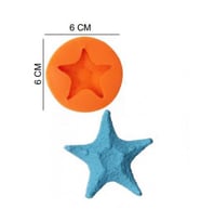 ŞEKER HAMUR KALIBI SİLİKON DENİZ YILDIZI 6*6 CM