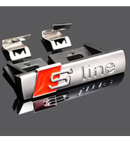 Jewval Sline S-line Ön Izgara Amblem Logo Arma Ön Panjur s line Audi S-line Ön Izgara Amblemi