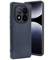 Redmi Note 14 Pro 4G Kılıf Şık Deri Görünümlü ve Dokulu Esnek Premium Fitfist Kapak (Lacivert)