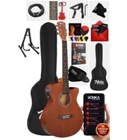 Midex Phx-188ST Ekolayzerli Elektro Akustik Gitar 4/4 Gerçek Ağaç (Stand Askı Capo)