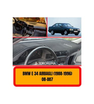 Bmw E34 Airbagli (1988-1996) Torpido Koruma Koruyucu Kilifi Halisi Örtüsü Aksesuar Yedek Parça