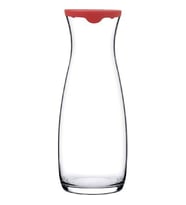 Paşabahçe  Amphora Karaf Kırmızı Silikon Kapaklı Sürahi Kavanoz Vazo 1lt (43813)