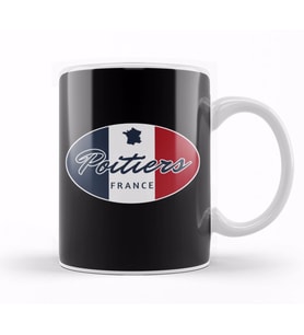 Poitiers France Vienne City Kupa Bardak Porselen