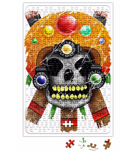 Caveira Do Cerrado Puzzle 240 Parça Yapboz