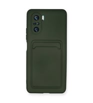 Mi 11i Kılıf Kelvin Kartvizitli - Koyu Yeşil