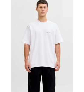 Jack & Jones Jprblaowen Erkek Tişört (Beyaz)