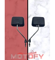 KLASİK MODEL KARE RETRO MOTOSİKLET AYNASI 10 MM