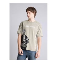Defacto One Pıece Haki Erkek T-Shirt F8177AX/KH404