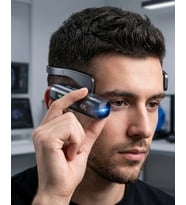 Mey İthalat® 4K Giyilebilir Mini Kamera Eis Stabilizasyon 120° Geniş Açı Wifi