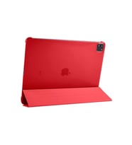 Apple iPad Pro 12.9 2022 M2 Uyumlu Zore Smart Cover Standlı 1-1 Kılıf (Kırmızı)