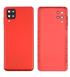 Samsung Galaxy A12 - SM-A125F FULL Kasa Arka Kapak Takım KIRMIZI