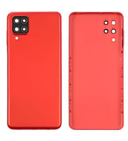 Samsung Galaxy A12 - SM-A125F FULL Kasa Arka Kapak Takım KIRMIZI