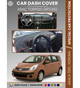 NİSSAN NOTE E11 (2005-2009) Torpido Örtüsü Premium Kalite Torpido Koruma Araca Özel UV Koruma