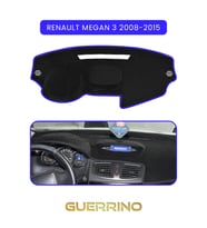 RENAULT Megan 3 (2008-2015)TORPİDO KORUMA HALISI MAVİ KENAR