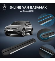 VW Tiguan S-Line Premium Krom Yan Basamak 2016 Sonrası