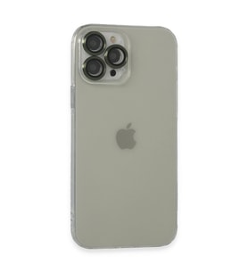 iPhone 13 Pro Max Kılıf Luko Lens Silikon - Yeşil