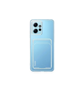 Xiaomi Redmi Note 12 4g Kılıf Kart Şeffaf Silikon - Şeffaf