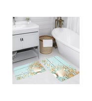 Eliana Home Baskılı 2'li Banyo Paspas Takımı RVG5013