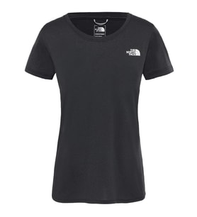 The North Face W REAXION AMP CREW - EU Kadın T-Shirt NF00CE0TKS71 (Siyah)
