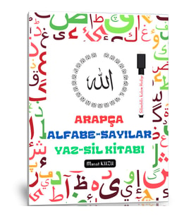 Arapça Alfabe-Sayılar YAZ-SİL Kitabı