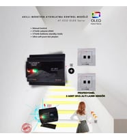 Ankara Teknik Akıllı Merdiven At-Eco OLED Serisi Akıllı Modül + 2 Adet Lazer Sensör (Profesyonel Lazer Sensör)