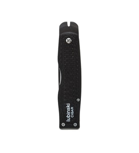Lubinski Pocketknife Çift Delicili Puro Kesici Cutter Siyah LB-306