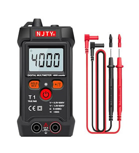 NJTY T1 Dijital Multimetre True RMS NCV 600V Mini Cep El Tipi Voltmetre