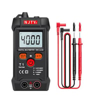 NJTY T1 Dijital Multimetre True RMS NCV 600V Mini Cep El Tipi Voltmetre