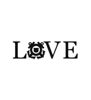 Love Coast Guard Sticker Oto 20 Cm