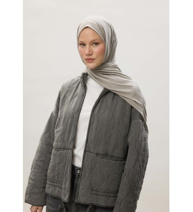 METALİK GRİ Fresh Scarfs Penye Şal
