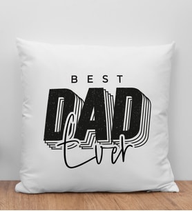 BK Gift Kişiye Özel İsimli Babalar Günü Tasarımlı Beyaz Kırlent Yastık-3, Babaya Hediye, Ev Dekorasyonu, Babalar Günü Hediyesi