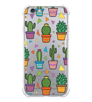 PrintiFy Apple iPhone 6 Uyumlu Water Color 4 Baskılı Şeffaf Köşe Korumalı Antişok Kılıf