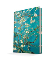 DEFFTER ART OF WORLD / VAN GOGH - ALMOND BLOSSOM 14X20 SERT KAPAKLI ÇİZGİLİ DEFTER 96 YP